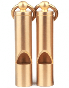 Portable Brass Emergency Whistle