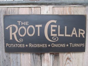 Root Cellar Sign