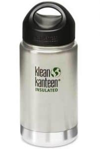 Klean Kanteen Wide Mouth Double Wall Insulated Water Bottle