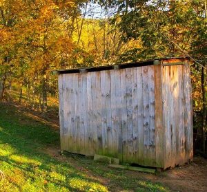 Backyard Outhouse