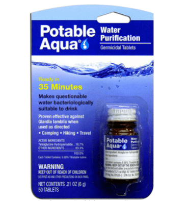 Potable Aqua Tabletas