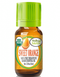 Organiczny olejek eteryczny ze słodkiej pomarańczy