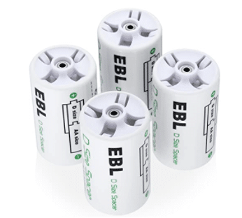 Ebl D Size Battery Adapters