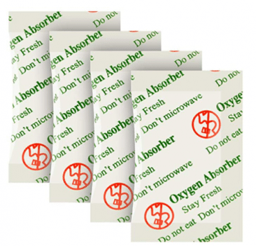 O2Frepak 200Cc(Paquete de 100) Paquetes absorbentes de oxígeno de calidad alimentaria para el almacenamiento de alimentos