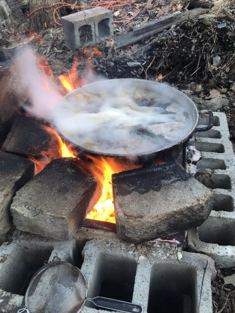 Sap-Boiling-In-Stockpot